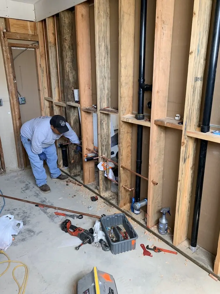 Commercial rough-in plumbing for Gas Line Repair in Vetera